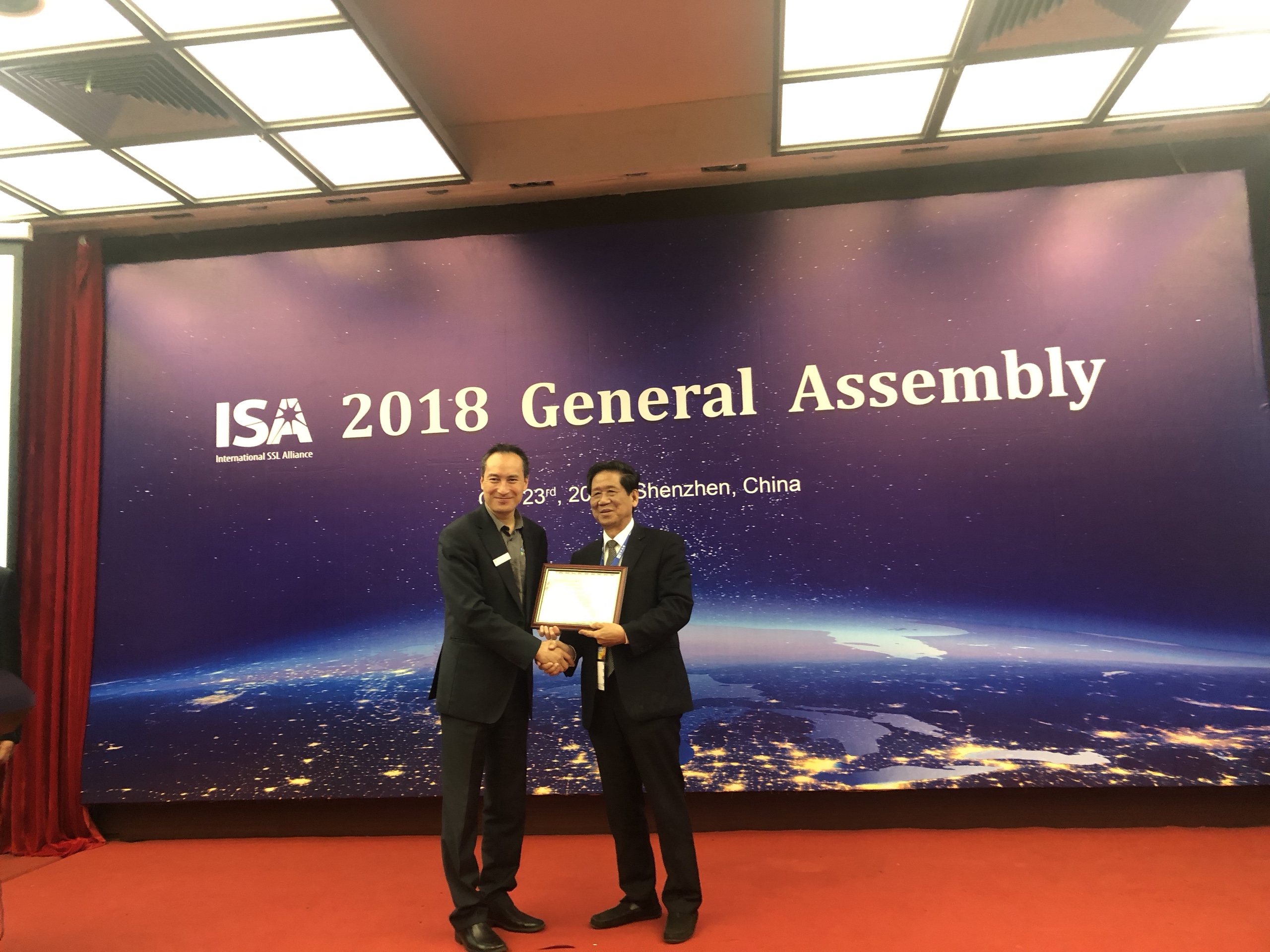 Rạng Đông chính thức là thành viên của Liên minh chiếu sáng rắn Quốc tế ISA